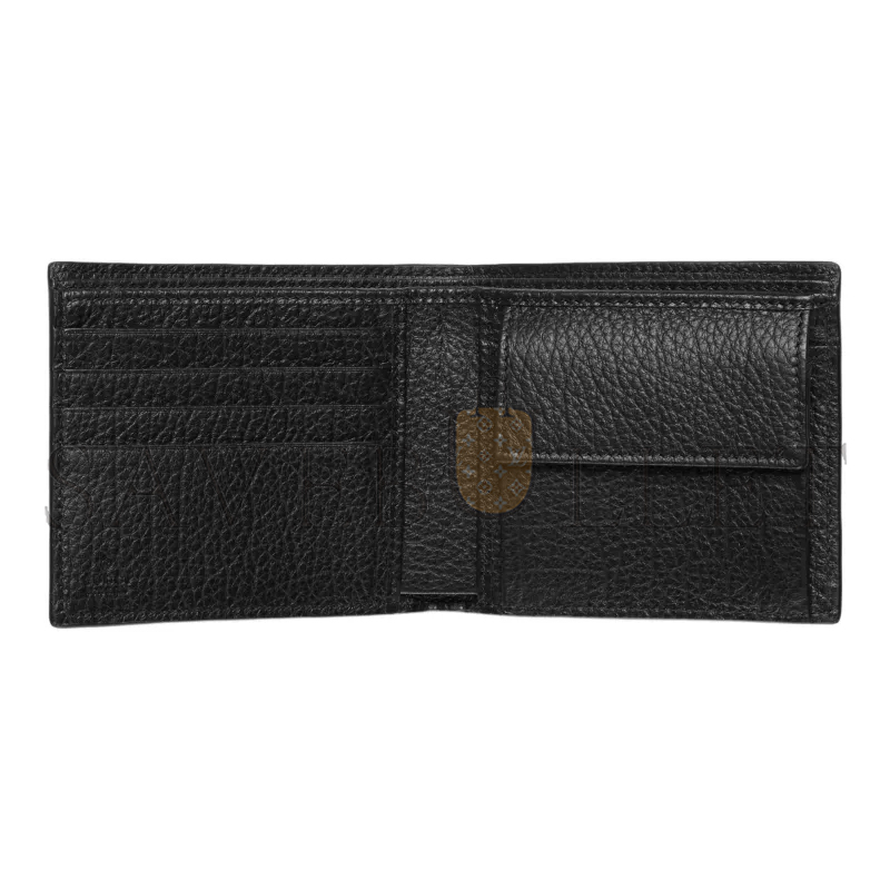 GUCCI GRAINED LEATHER WALLET 795316 (10.5*9.5cm)